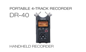 DR-40 Handheld 4-track recorder