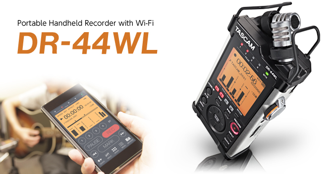 DR-44WL - Portable Handheld Recorder with Wi-Fi