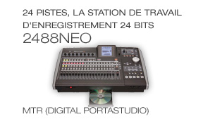 2488neo: 24 pistes, la station de travail d'enregistrement 24 bits