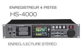 HS-4000 4-track Broadcast Recorder, Enregistreur 4 pistes