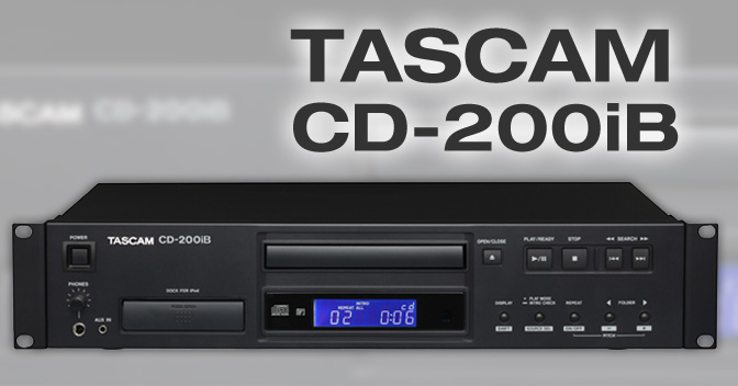 CD-200iB - Balanced CD Player/iPod Dock