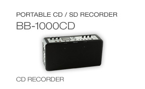 BB-1000CD: Portable CD / SD Recorder