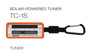 TASCAM TC-1S Solar-powered Solar Tuner Ecology Planet Guitar