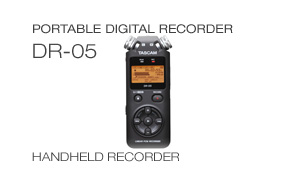 TASCAM DR-05 handheld portable recorder