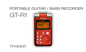 GT-R1: Portable Guitar / Bass Recorder