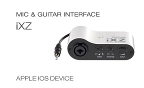 iXZ Mic and Guitar Interface for iOS devices