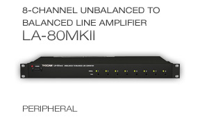 LA-80mkII: 8-Channel Unbalanced to Balanced Line Amplifier