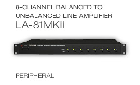 LA-81mkII: 8-Channel Balanced to Unbalanced Line Amplifier