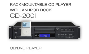 CD-200I: Rackmountable CD Player with an iPod Dock