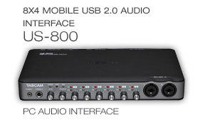 US-800: 8X4 Mobile USB 2.0 Audio Interface