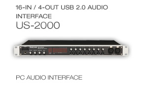 US-2000: 16-IN / 4-OUT USB 2.0 Audio Interface