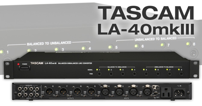 LA-40MKIII - 4-Channel Bi-Directional Line Level Converter