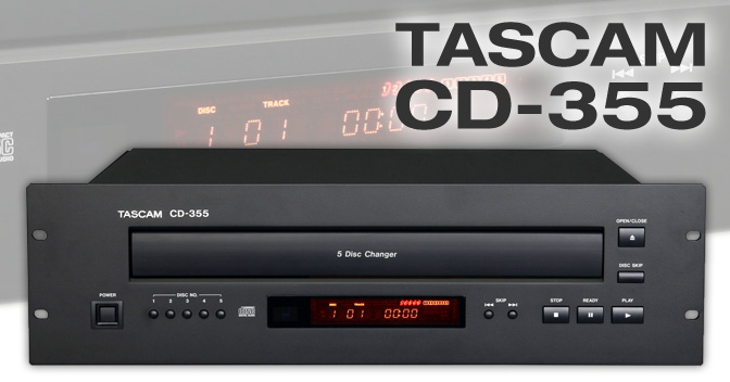 CD-355 - Five-disc Carousel CD Player