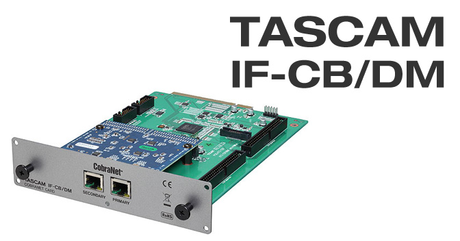 IF-CB/DM - CobraNet® Interface Card for DM-3200/DM-4800