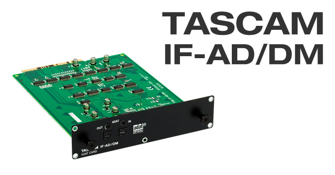 IF-AD/DM - 8-channel ADAT® Lightpipe expansion module