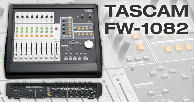 FW-1082 - FireWire Audio/MIDI Interface and Control Surface