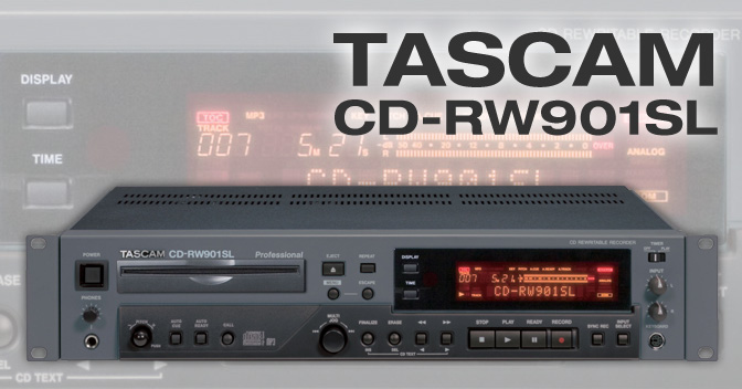 CD-RW901SL - Professional CD Recorder