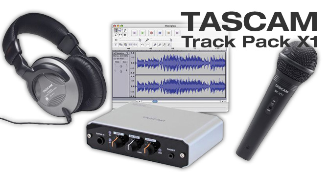 Track Pack X1 - US-100 Interface / MC-VT1 Microphone / HP-VT1 Headphones Bundle