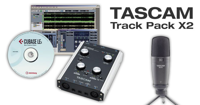 Track Pack X2 - US-122mkII Interface / TM-78 Microphone / Cubase LE4 software bundle