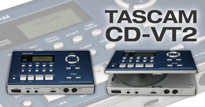 CD-VT2 - Portable CD Vocal / Instrument Trainer