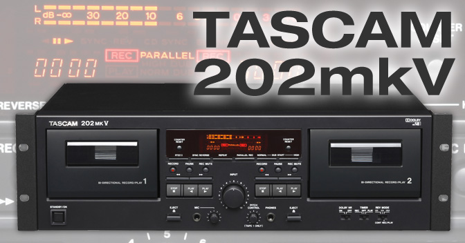 202MKV - Professional Dual-Well Cassette Deck