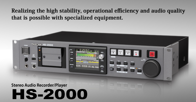 HS-2000 - 2-track Broadcast Recorder