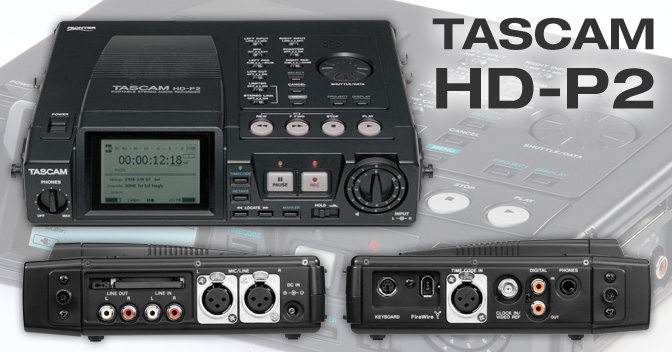 HD-P2 - Portable High-Resolution Stereo Recorder