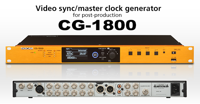 CG-1800 - Master clock generator