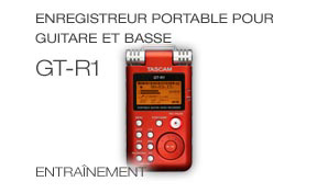 GT-R1: Portable Guitar / Bass Recorder, Enregistreur portable pour Guitare et Basse