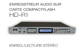 HD-R1: Solid State Recording for Broadcast and Installations, Enregistreur audio sur carte CompactFlash 