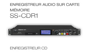 SS-CDR1: Enregistreur Audio Sur Carte Mémoire