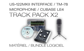 Track Pack X2: US-122mkII Interface / TM-78 Microphone / Cubase LE4