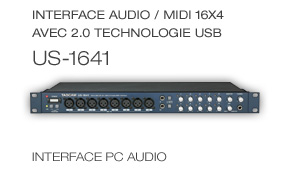 US-1641:Interface Audio / MIDI 16X4 avec 2.0 Technologie USB