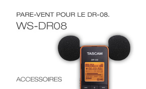 WS-DR08: Pare-vent pour le DR-08