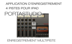 iPad Application, Application d’enregistrement 4 pistes pour iPad 