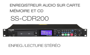 Solid State Recorder, Enregistreur audio sur carte mémoire et CD