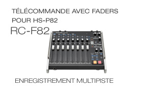 RC-F82 Eight Fader control Surface Communication System HS-P82, Télécommande avec faders pour HS-P82