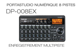 DP-008EX Digital Pocketstudio, Portastudio numérique 8 pistes