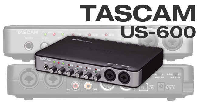 US-600 - Interface Audio/MIDI USB (6 entrées, 4 sorties) 