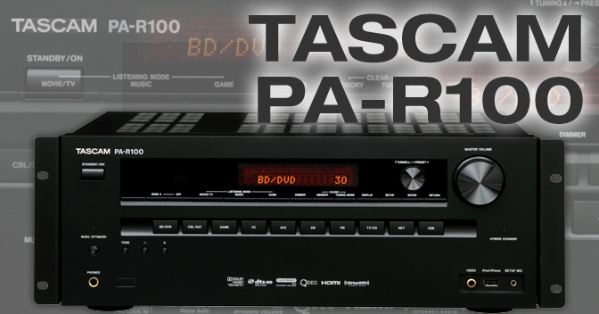 PA-R100 - Ampli-tuner Audio/Vidéo compatible réseau