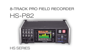 HS-P82: 8-Track Pro Field Recorder