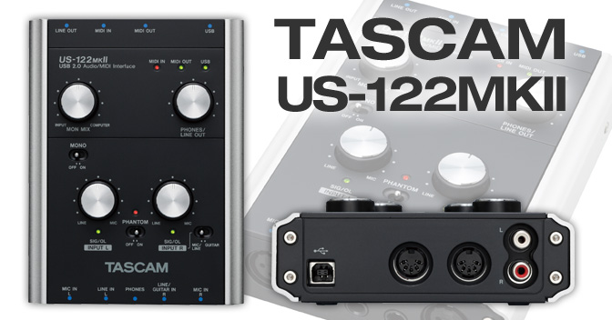 US-122MKII - Interface Audio/MIDI 2 canaux USB 2.0 