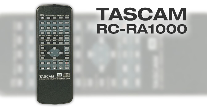 RC-RA1000 - Remplacement télécommande filaire pour le DV-RA1000