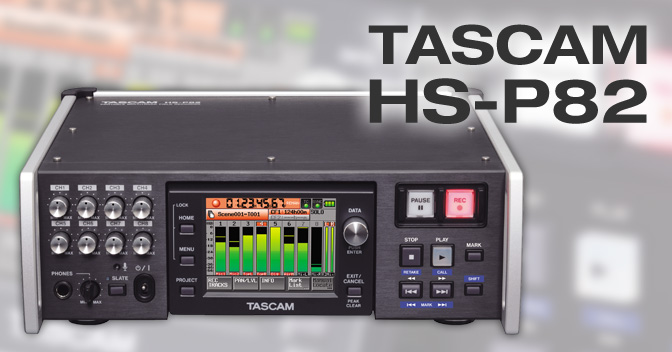 HS-P82 - 8-Track Pro Field Recorder